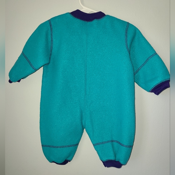 Vintage Kids Charlotte Hornets Jumpball Club 6-9 Months 90s Retro - Picture 2 of 8